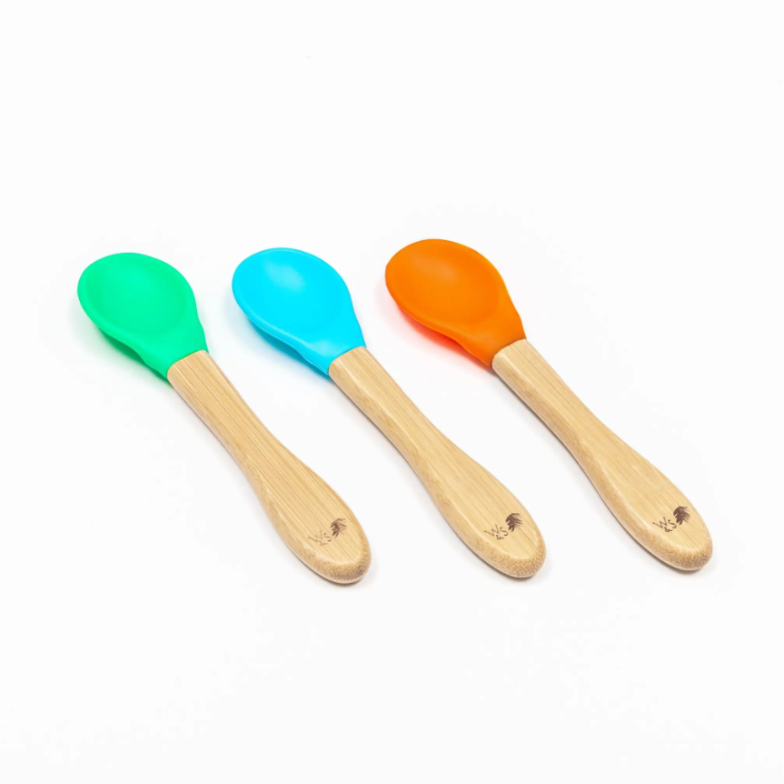 Baby silicone spoons