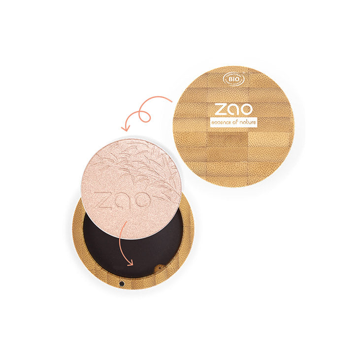 Zao Shine-Up Powder - 2-in-1 Highlighter and Illuminator