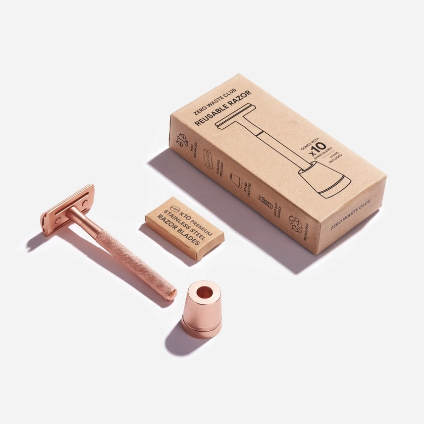 Zero Waste Club Stainless Steel Safety Razor β Choice Of Colours