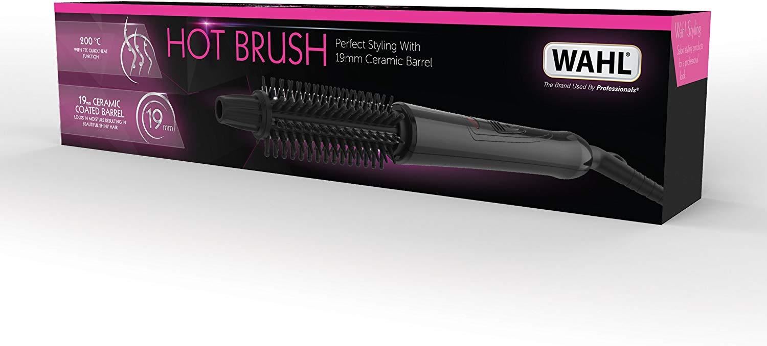 Wahl 19mm Ceramic Hot Brush for Curls & Waves, 200°C