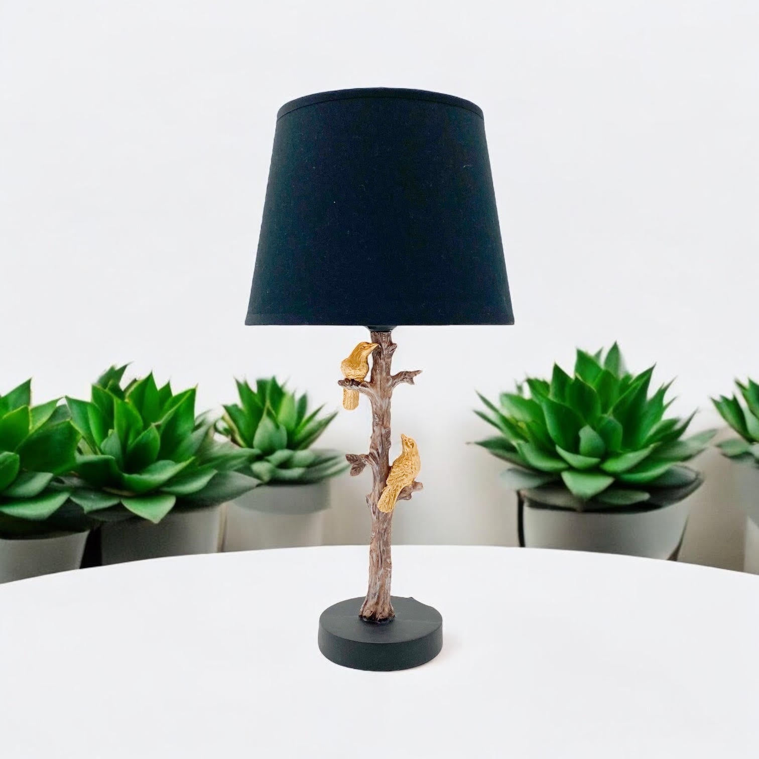 MSL 44x22x22cm Table Lamp with 9" Shade and In-Line Switch