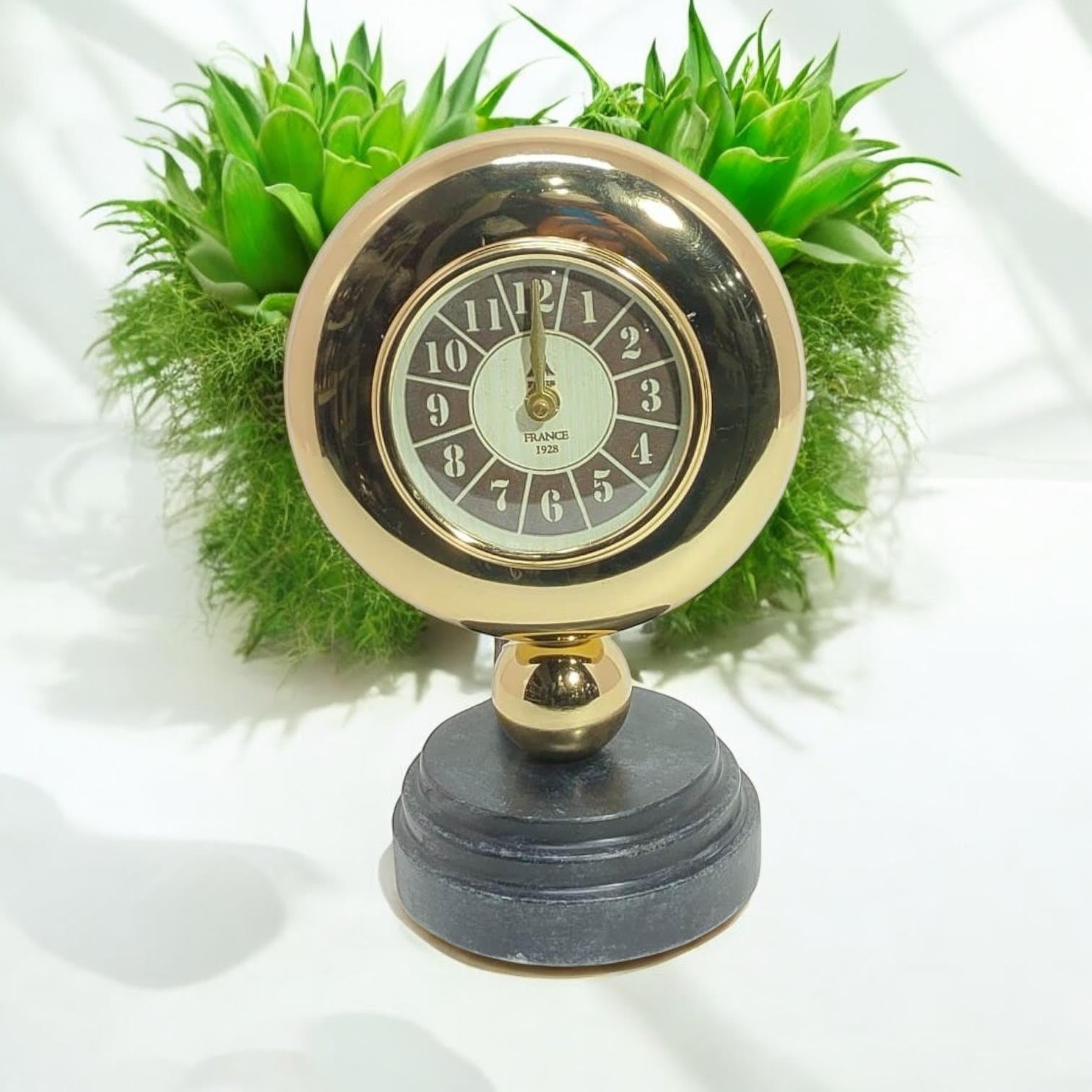 MSL Hand Finished Table Clock for 1 AA Battery