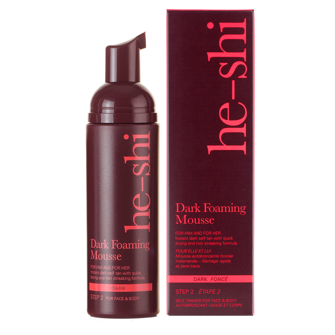 He-Shi Dark Foaming Self Tan Mousse