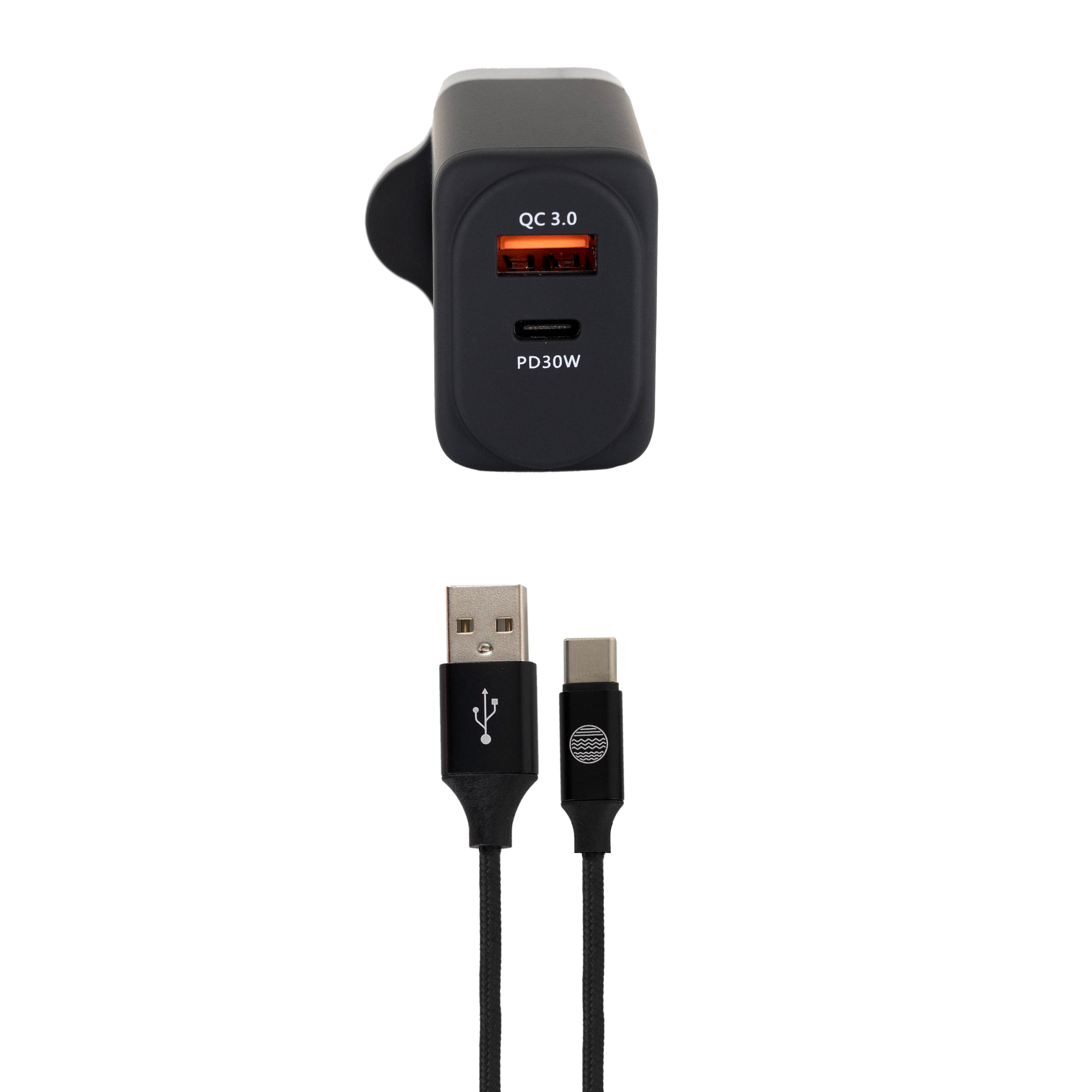 Our Pure Planet (Harry Kane's ECO Brand) - 30W USB-A USB-C Wall Charger