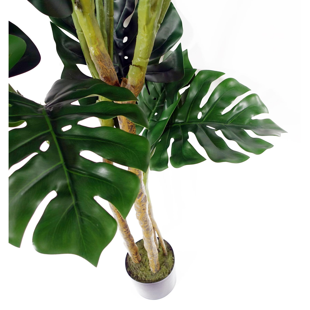 150cm Premium Artificial Monstera Plant in Weighted Plastic Pot
