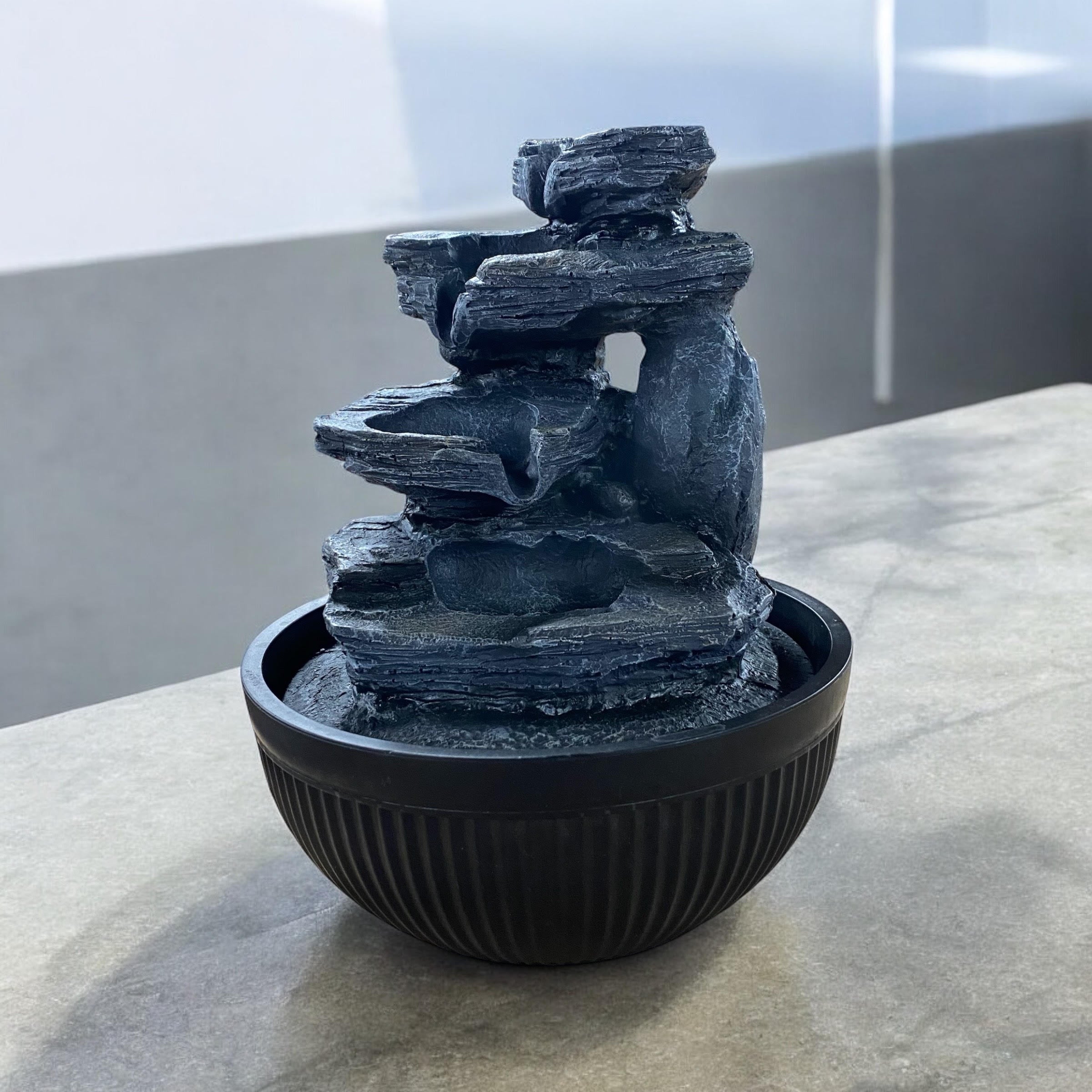MSL 25cm Hand Finished Indoor Tabletop Fountain 240V