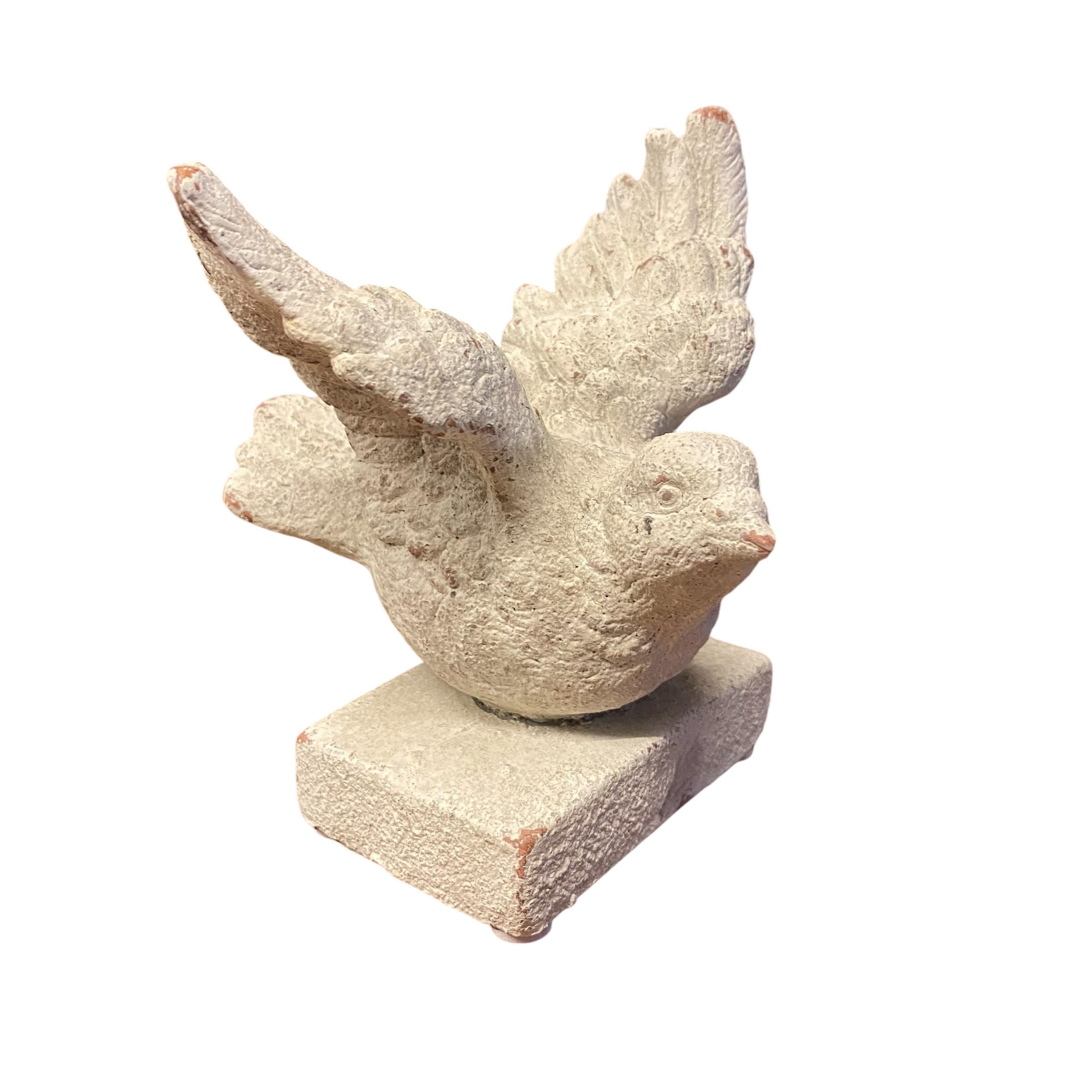MSL 10cm Resin Bird Hand Finished Home Decor for Indoor or Outdoor Use