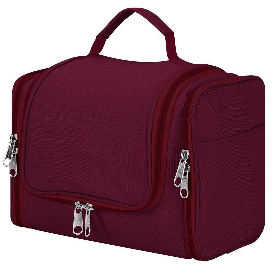 Vinsani Toiletry Bag with Hook, Multiple Compartments and Mesh Pockets
