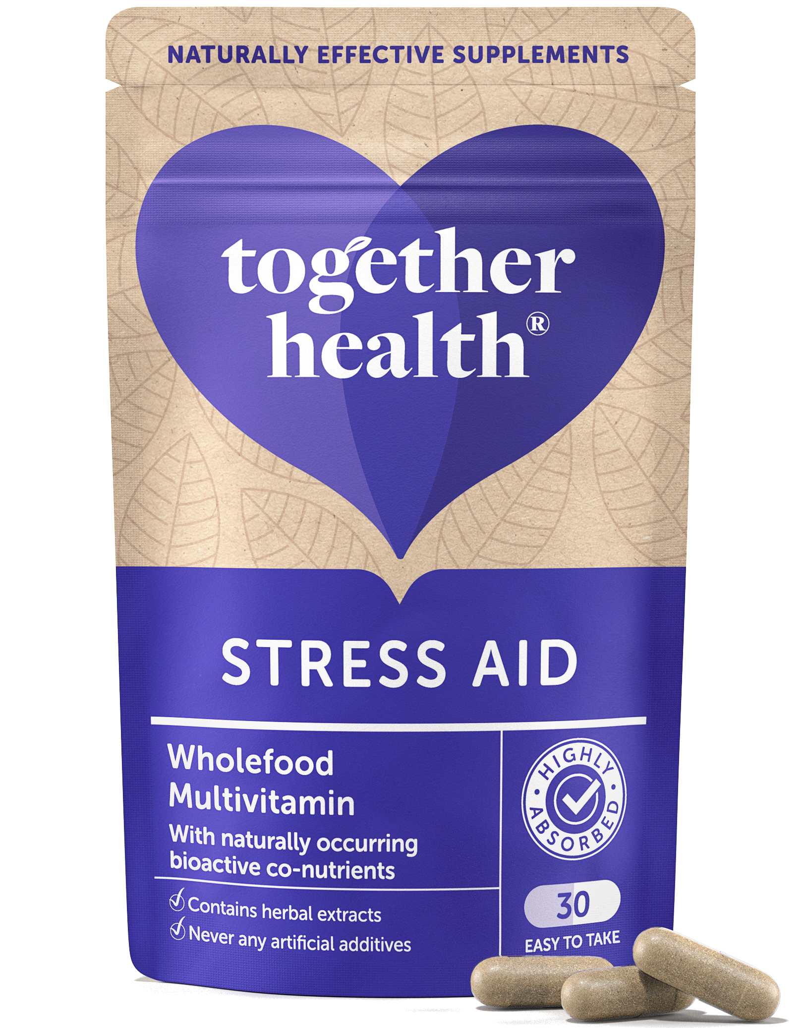 Stress Aid β Stress Supplement β 30 Capsules