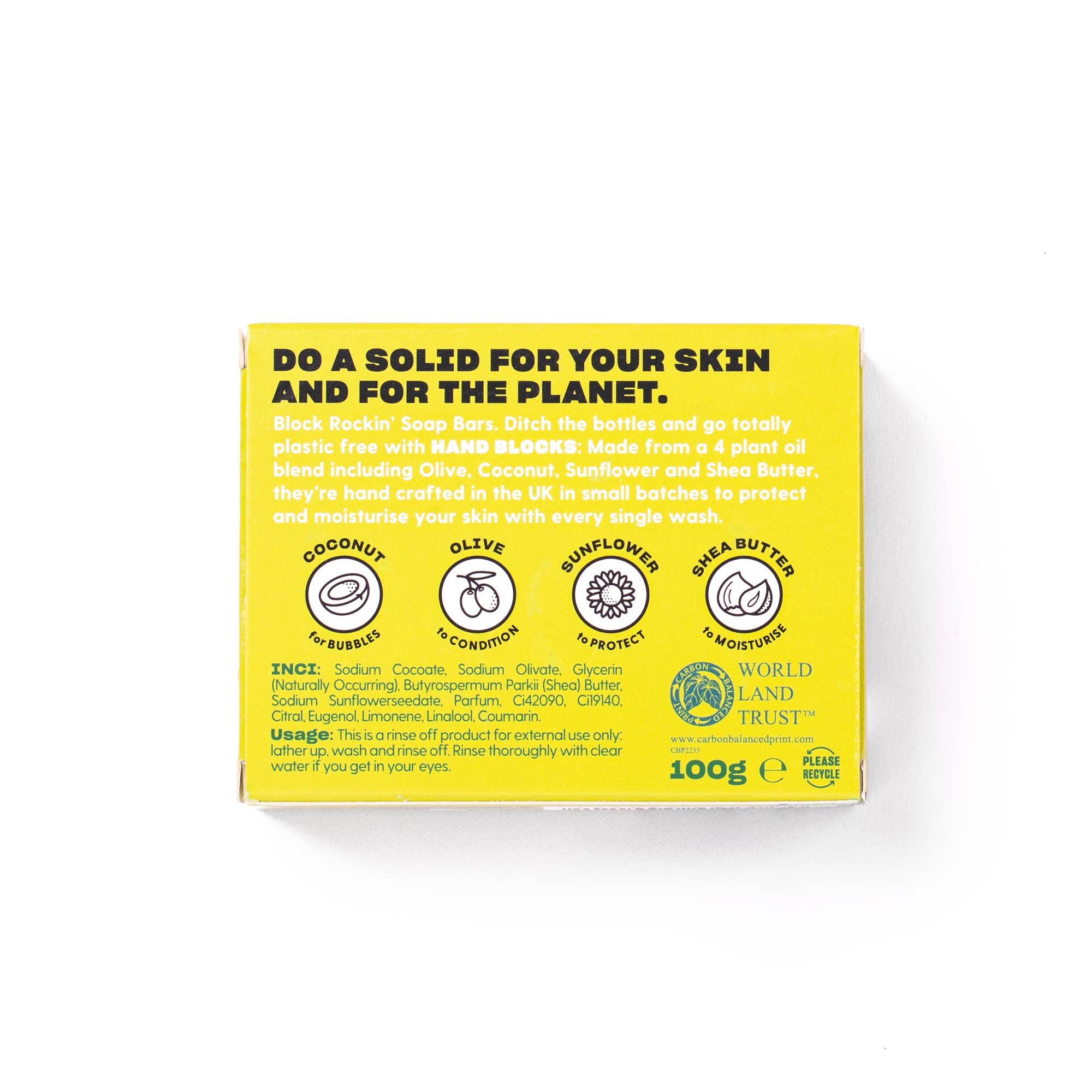 Hand Block - Lime & Sandawlwood