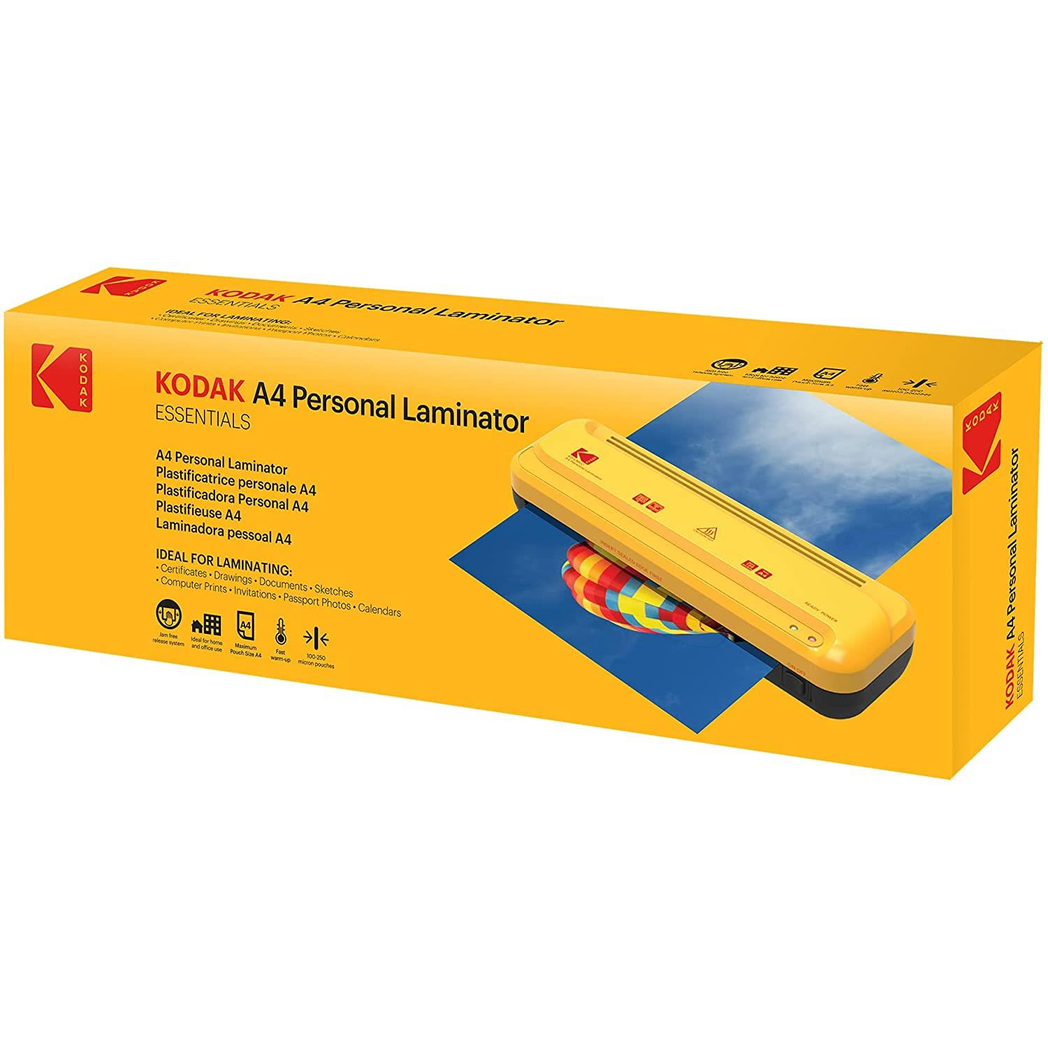 Kodak A4 Laminator, Yellow/Black