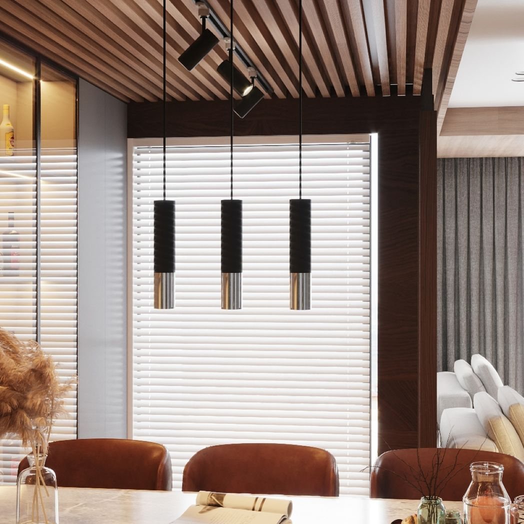 Ceiling lamp steel Loopez modern Design GU10
