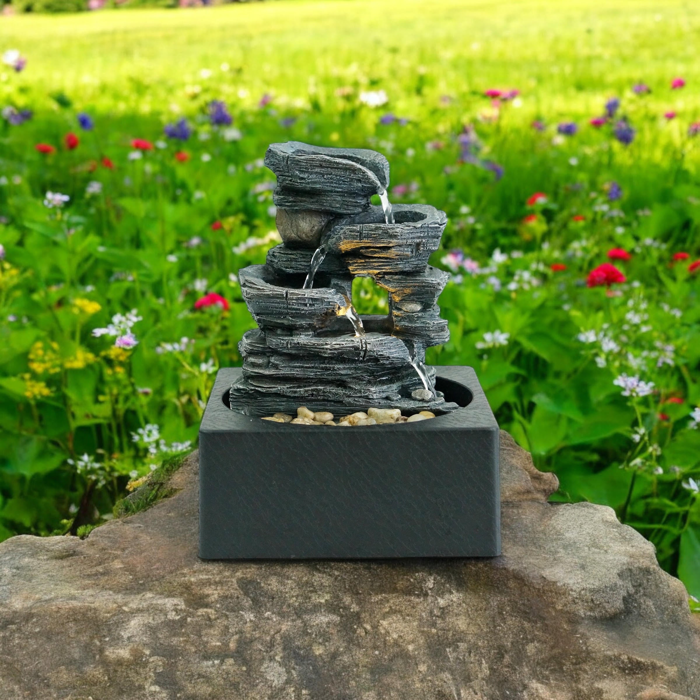 MSL 24cm Tabletop Fountain, Hand Finished, 240V