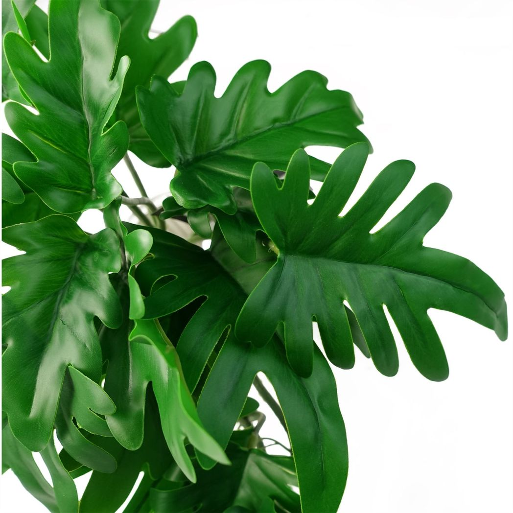 Leaf 50cm Artificial Trailing Philodendron Large Leaf Plant Bare Stem