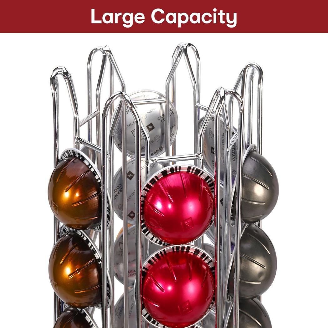 Vinsani 48 Pod Chrome Coffee Capsule Holder