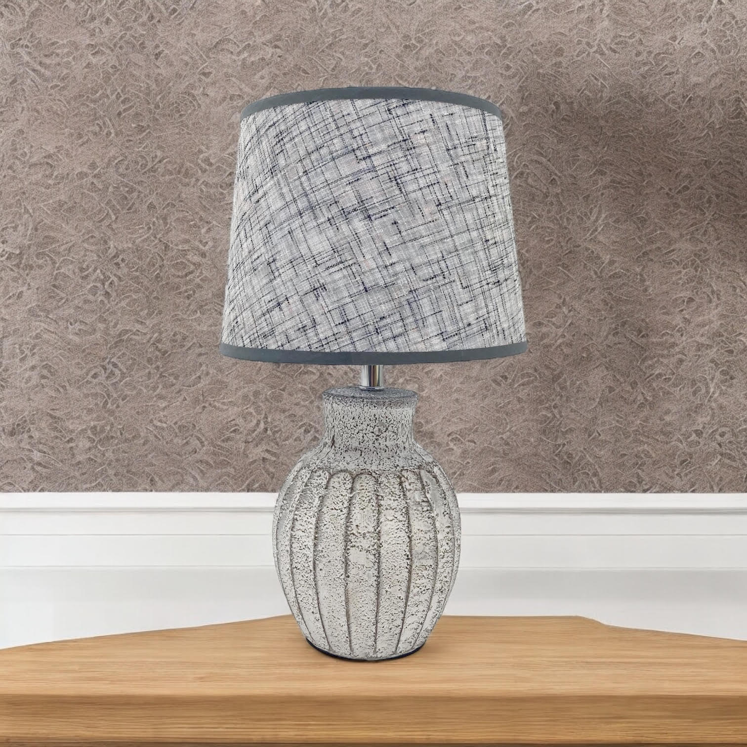 MSL Traditional Table Lamp with Inline Rocker Switch and Double Insulated Design