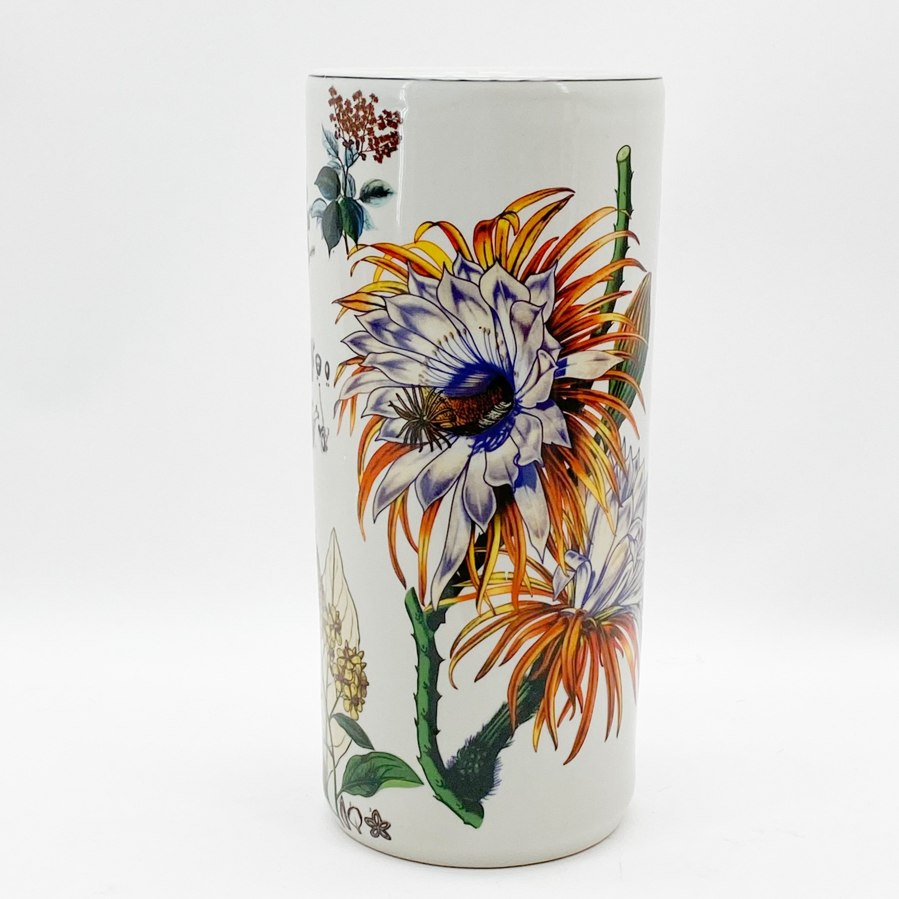 MSL 18-Inch Round Floral Umbrella Stand