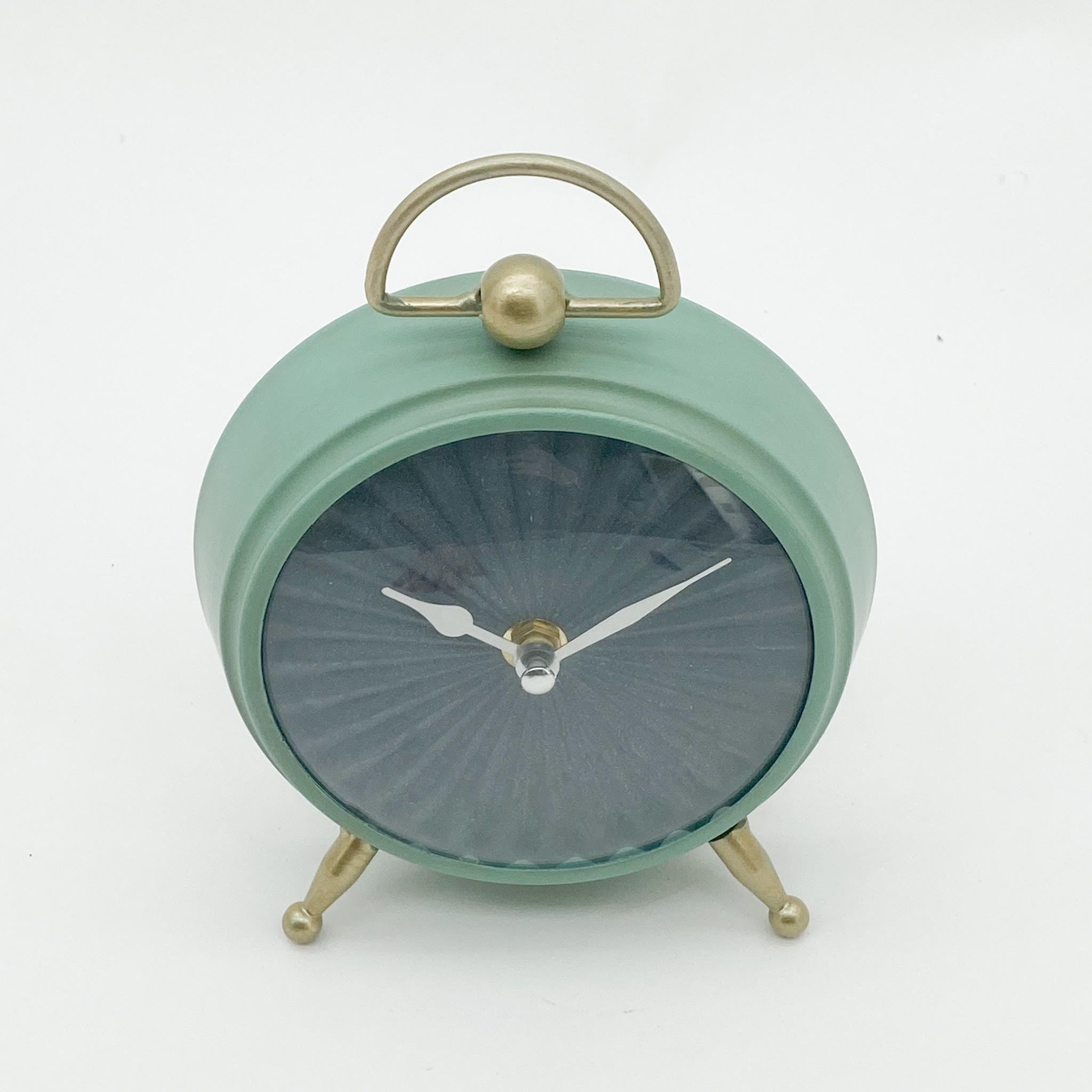 MSL 19cm Hand Finished Table Clock Requires 1 x AA Battery