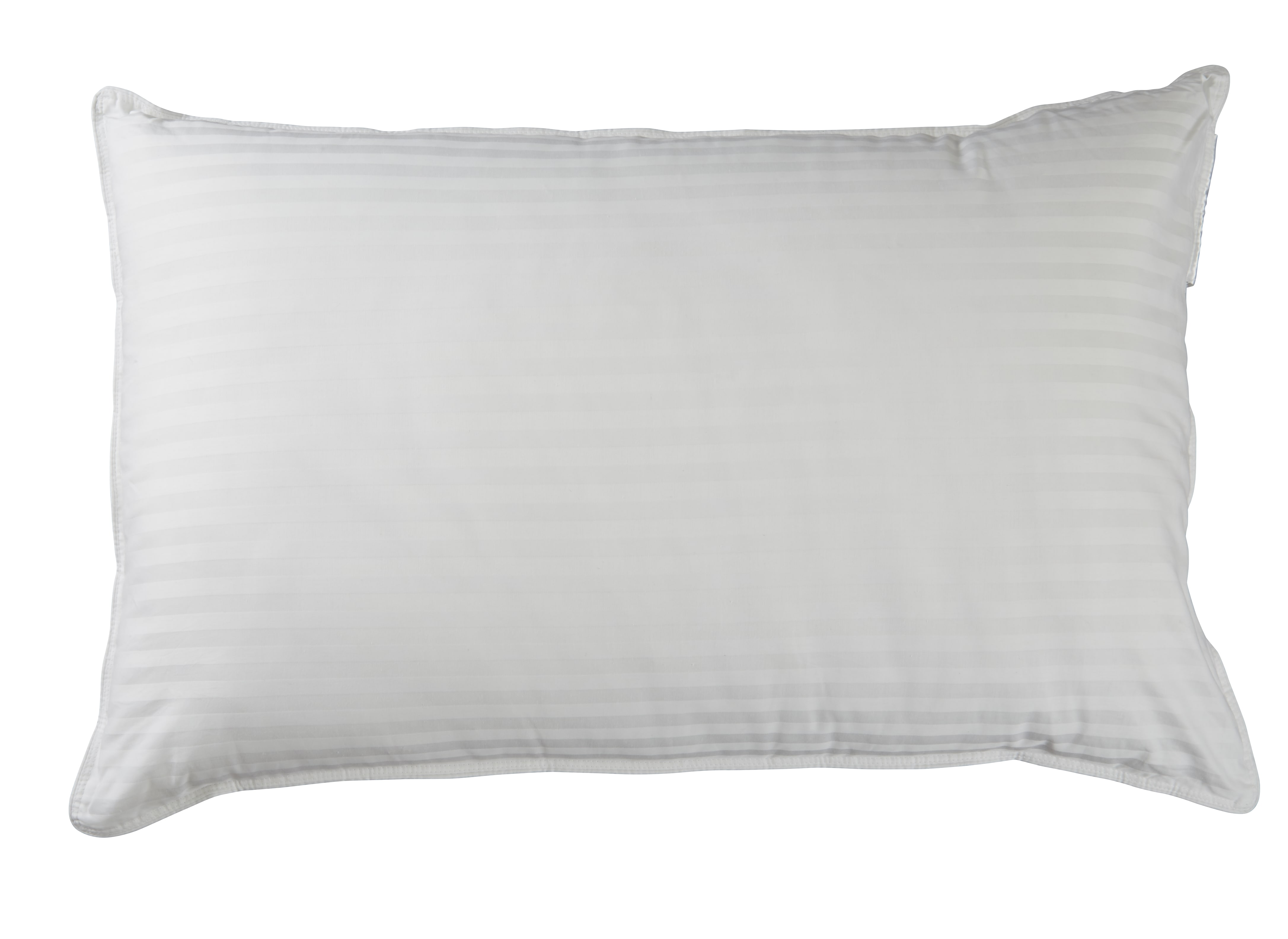 Indulgence 1200g Microfibre Luxury Pillow with 233 Thread Count Cotton Satin Stripe Case