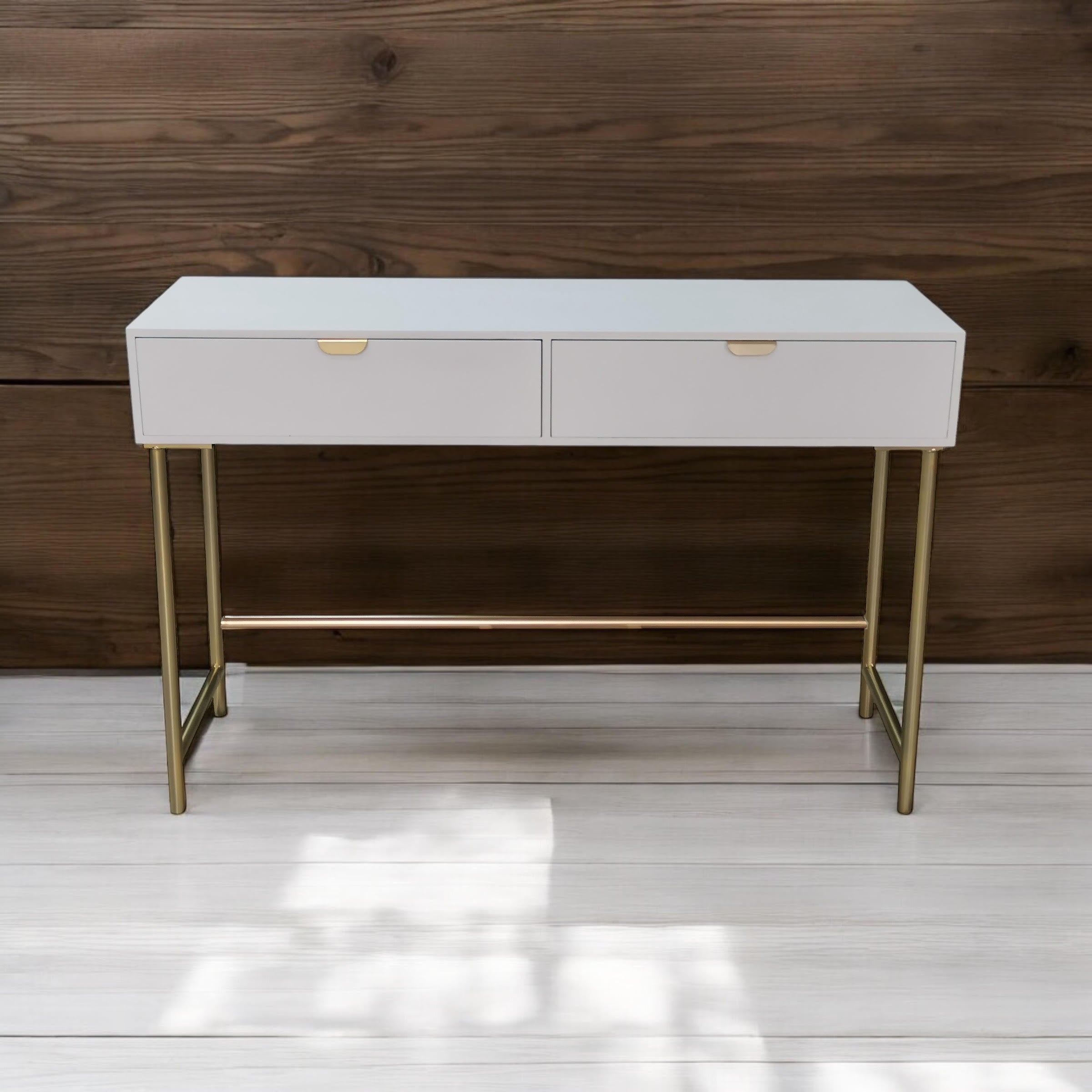 MSL White Wooden Side Table with Scalloped Edge Design