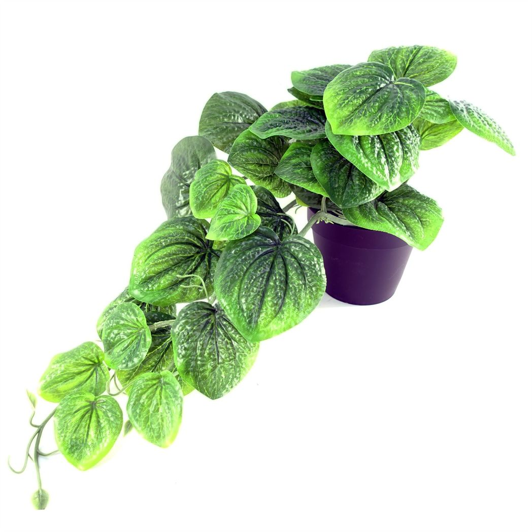 Leaf 35cm Artificial Trailing Potted Pothos Plant, Realistic Potted Plant