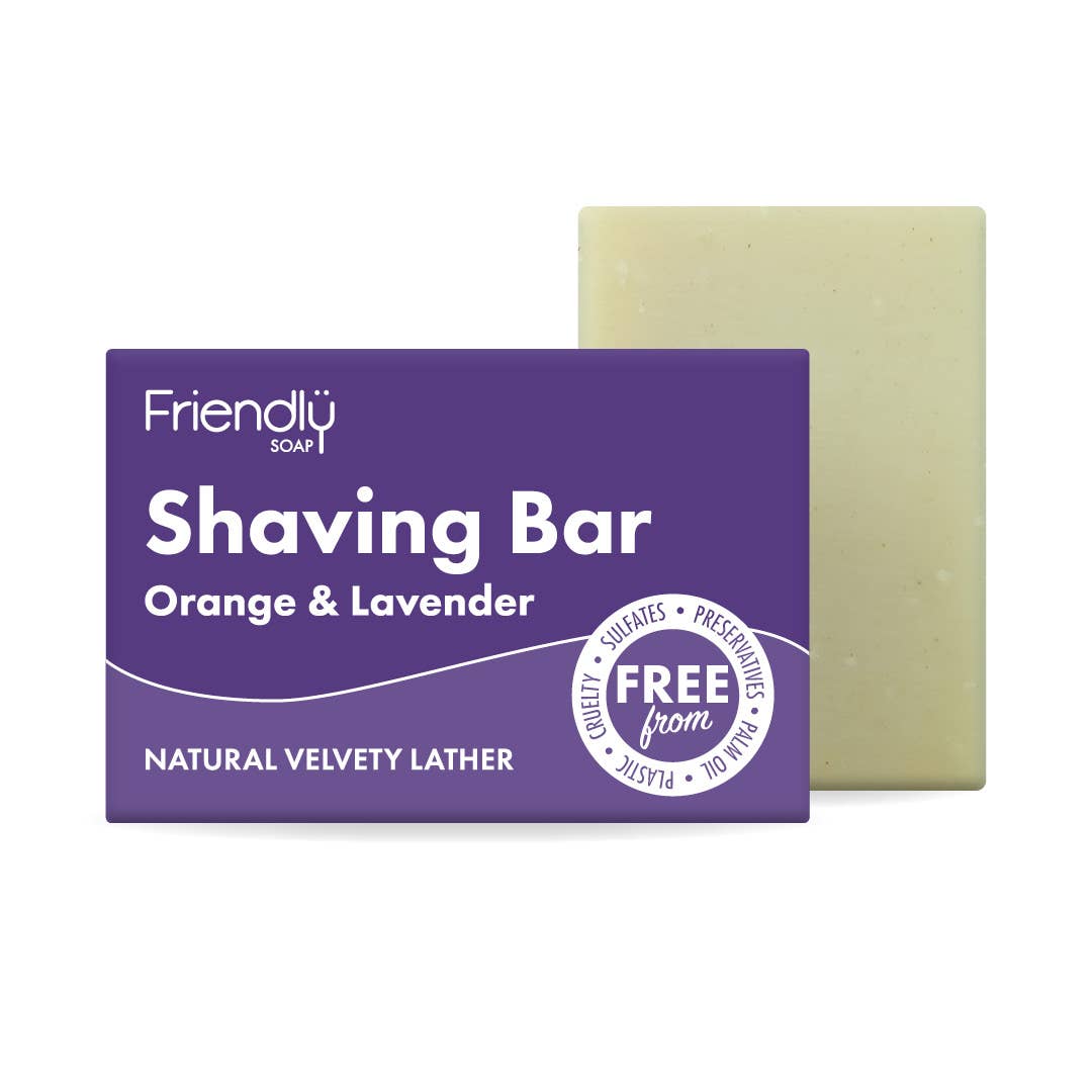 Orange & Lavender Shaving Soap Bar β Smooth, Soothing & Plastic-Free