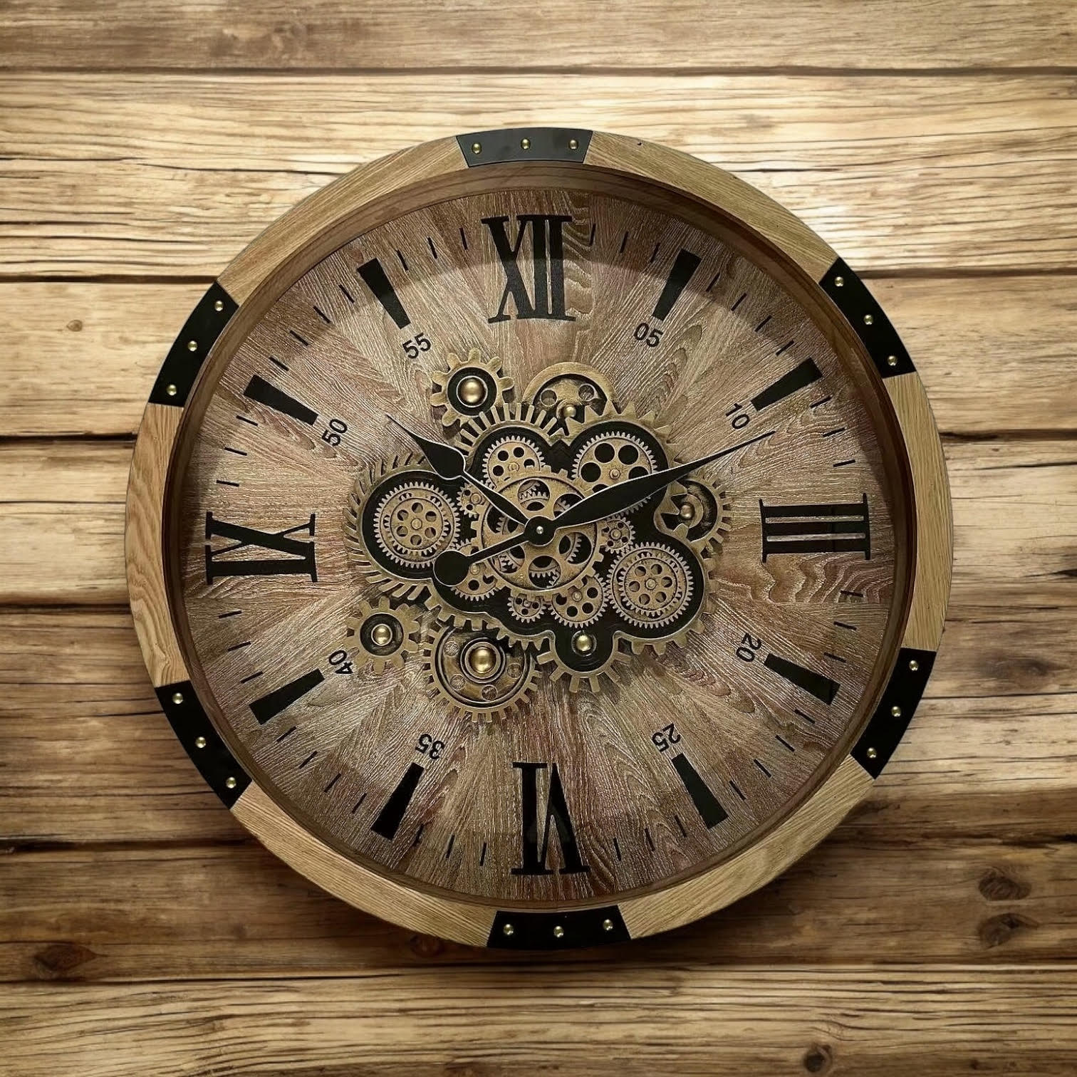 MSL 68cm Gear Wall Clock