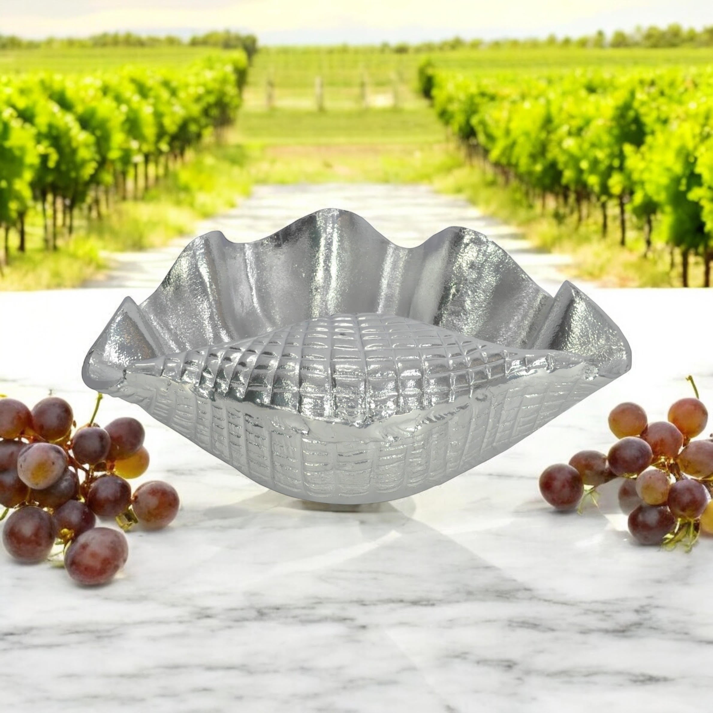 MSL 46cm Hand-Finished Nickel Plated Wine Cooler
