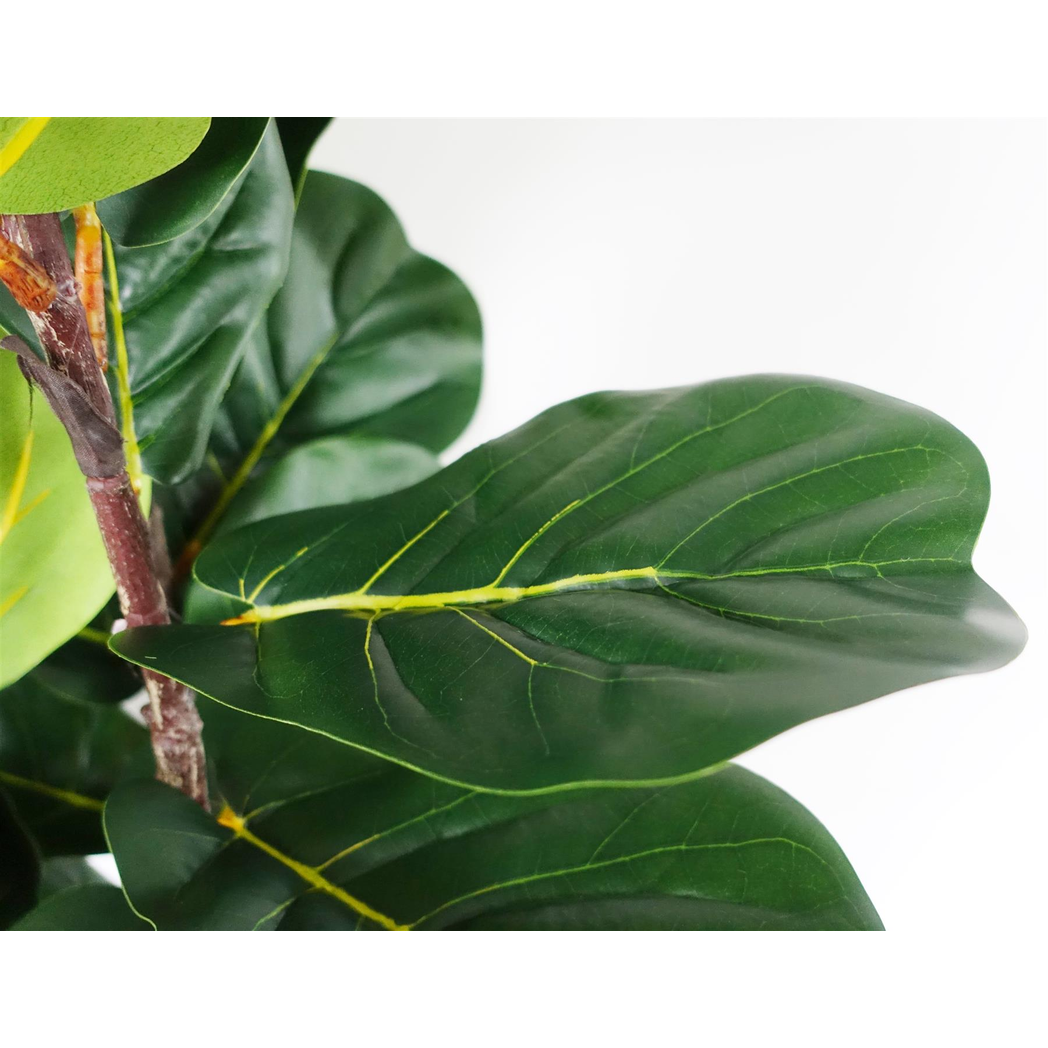 Leaf 180cm Premium Artificial Fiddle Leaf Fig Tree in Weighted Plastic Pot