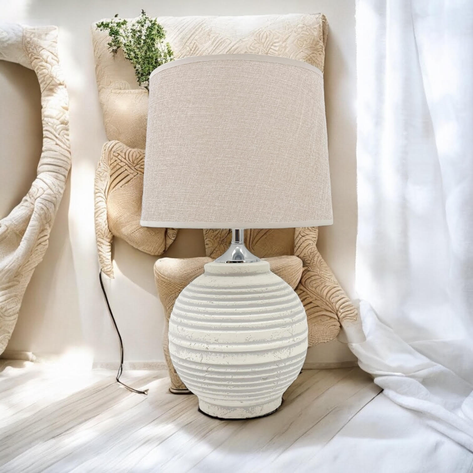 MSL Traditional Table Lamp with Inline Rocker Switch, Double Insulated