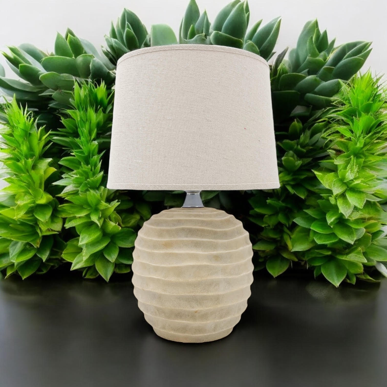 MSL Traditional Table Lamp 44 x 20 x 20 cm with Inline Rocker Switch and Double Insulated Design