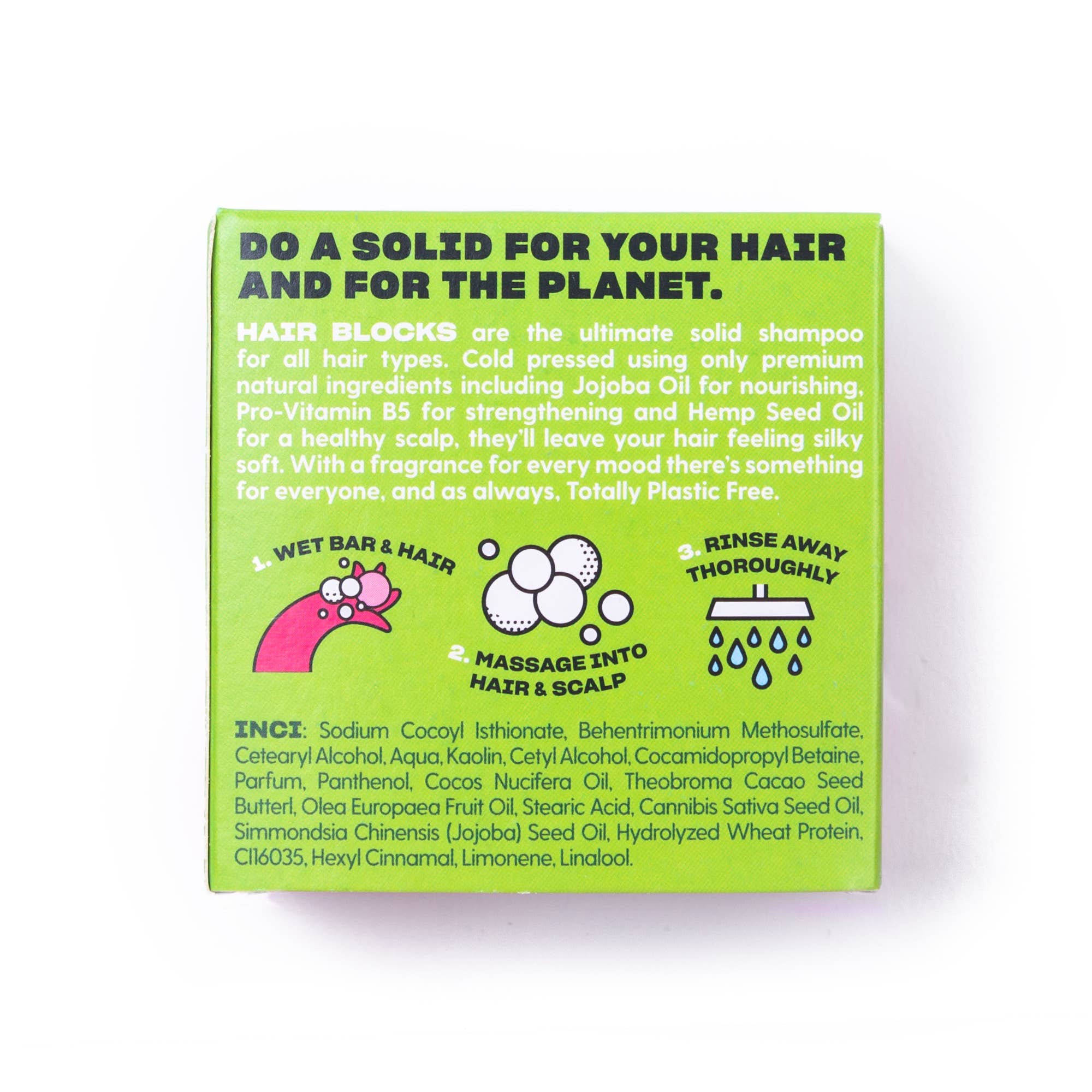 Hair Blocks Solid Shampoo - Mint & Grapefruit