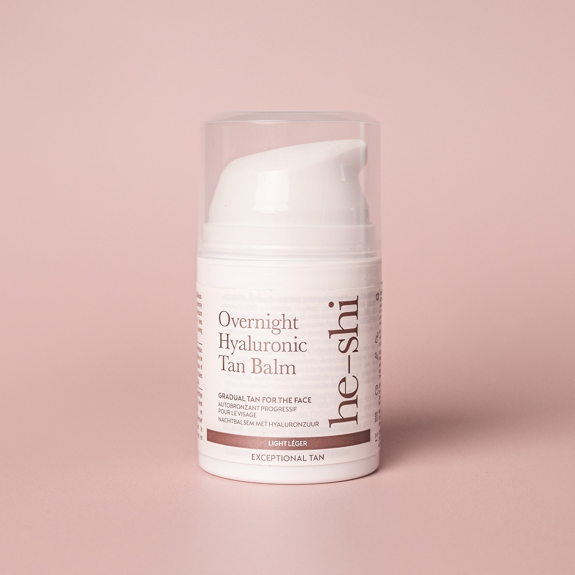 He-Shi Overnight Hyaluronic Tanning Balm for Face 50ml