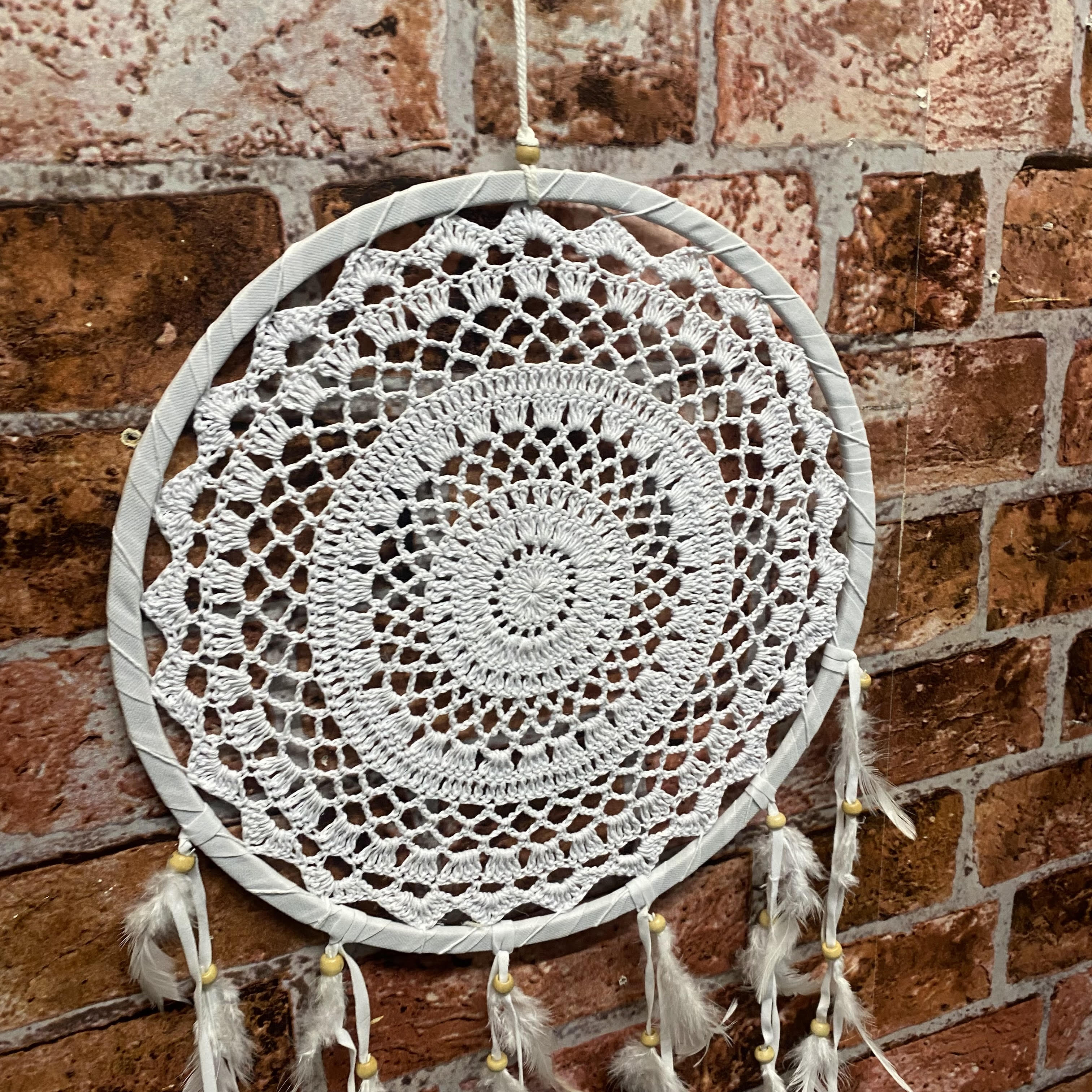 MSL 30cm White Dream Catcher Wind Chime