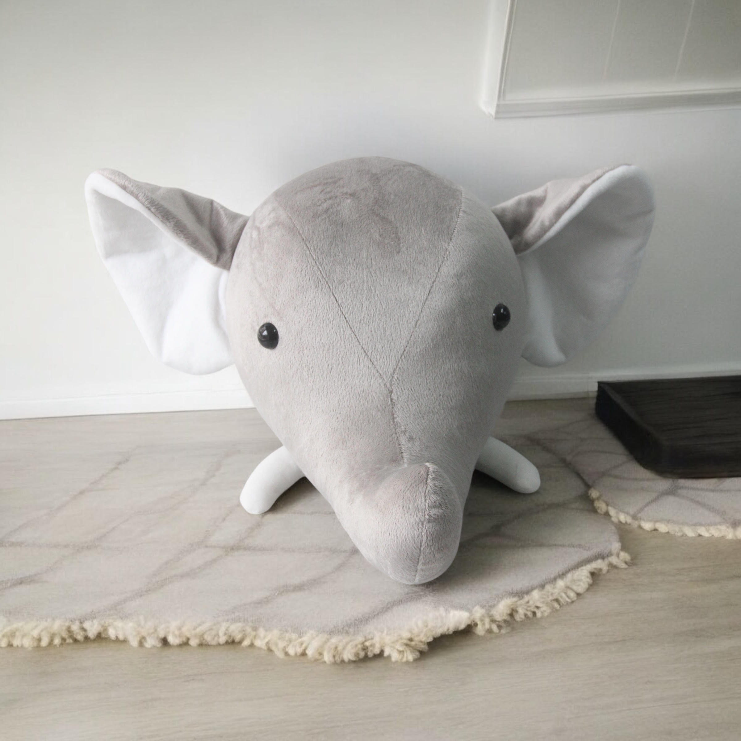 MSL 32cm Multi-Colored Elephant Head Wall Hanger