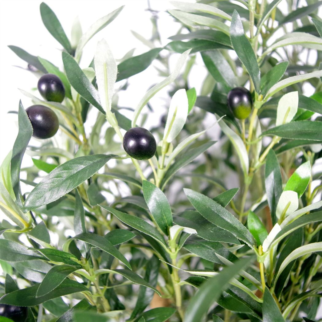 125cm Artificial Olive Tree with Pot | Luxury Premium Range