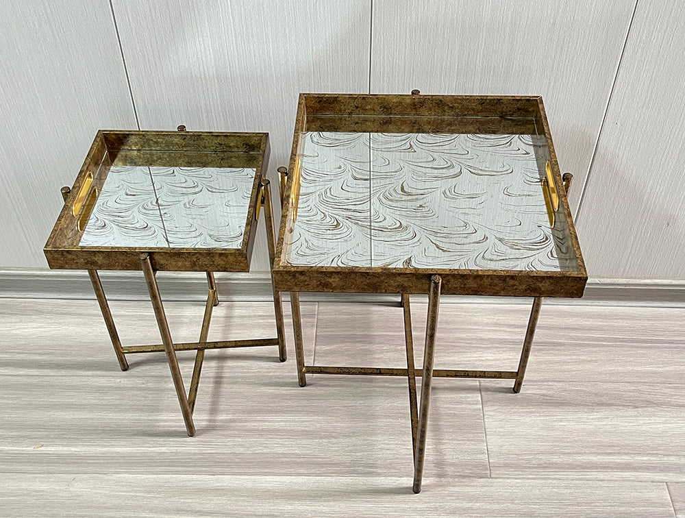 MSL Set of 2 Square Tables