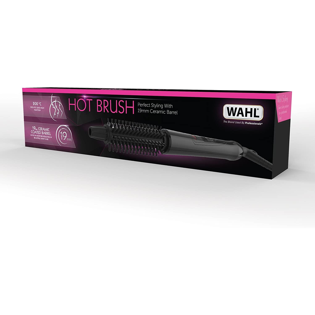 Wahl 19mm Ceramic Hot Brush for Curls & Waves, 200°C