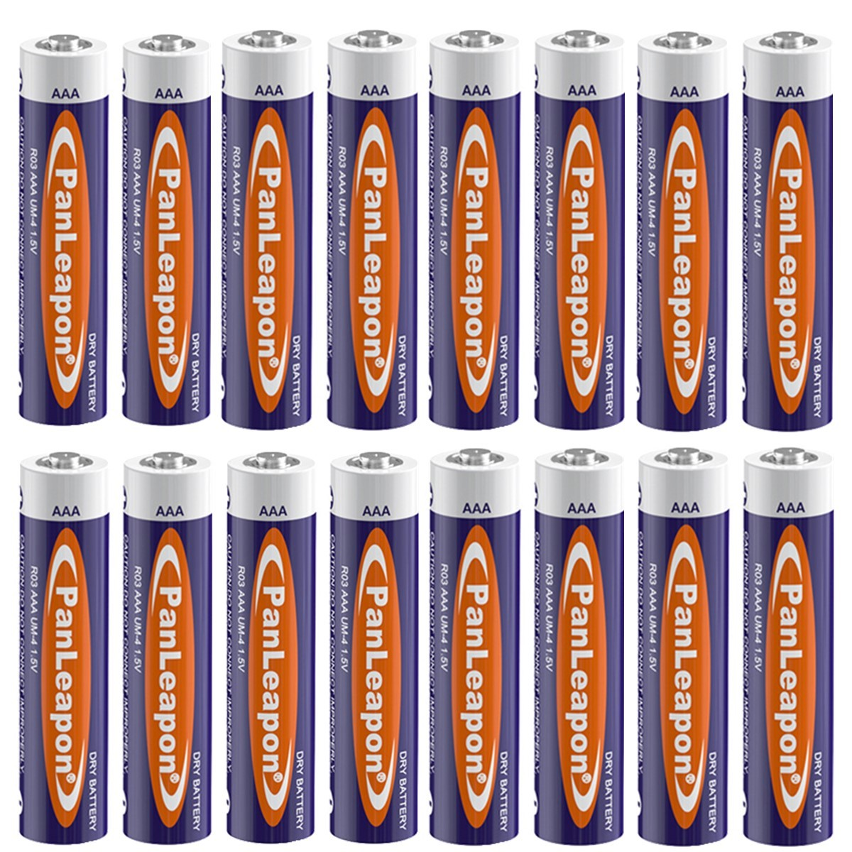 16 PCS AAA Batteries Power CarbonZinc AAA Battery 1.5v For Household Appliances small devices