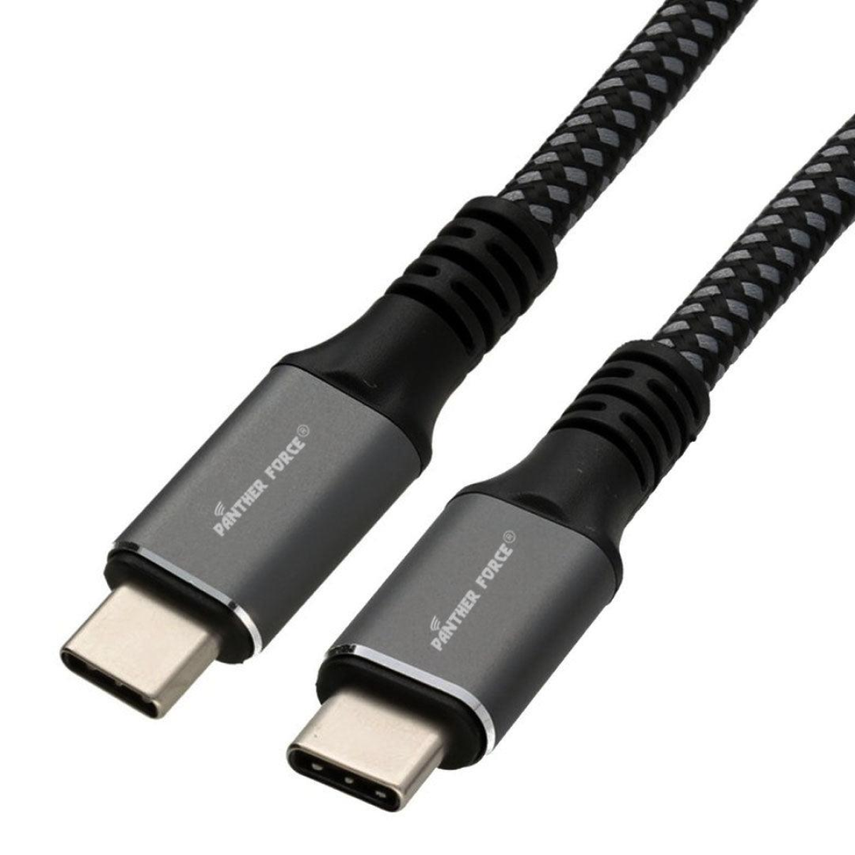 Panther Force 65W 2M USB-C Cable for Fast Charging and Data Transfer