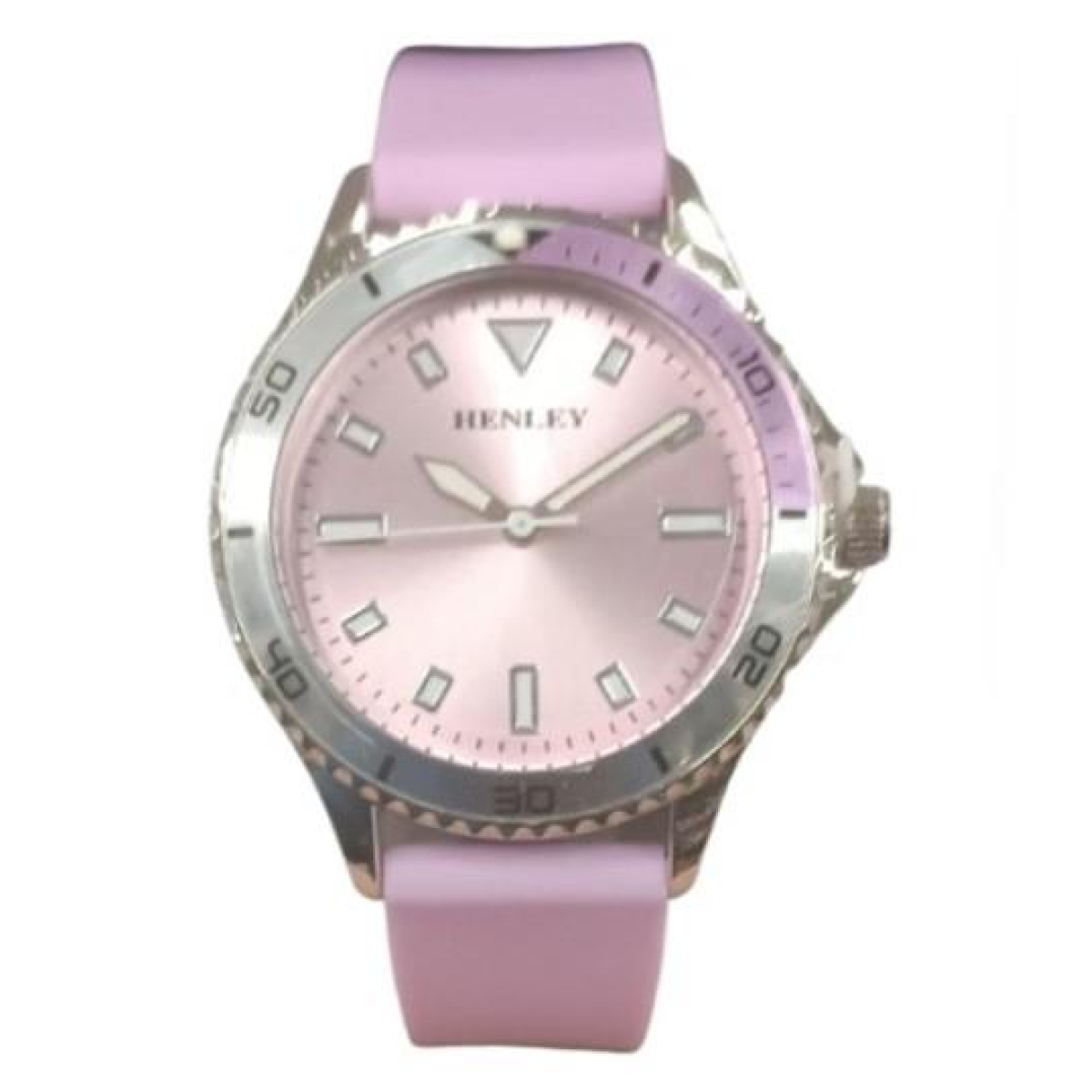 Henley Ladies Aluminium Top Ring Silicone Sports Watch