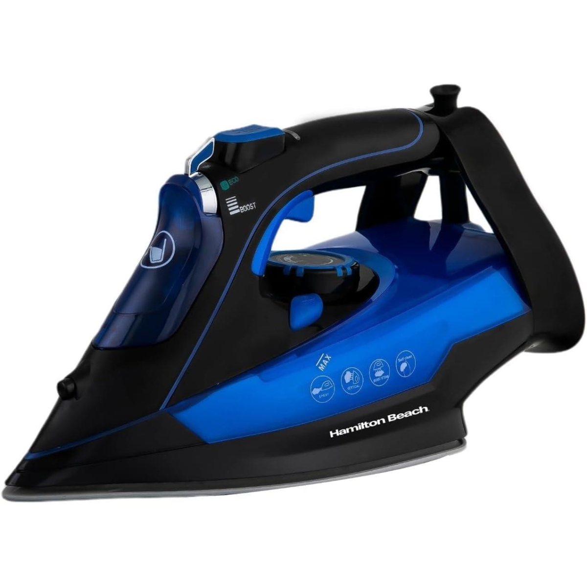 Hamilton Beach Pro SteamMax 3000W Steam Iron, Blue and Black