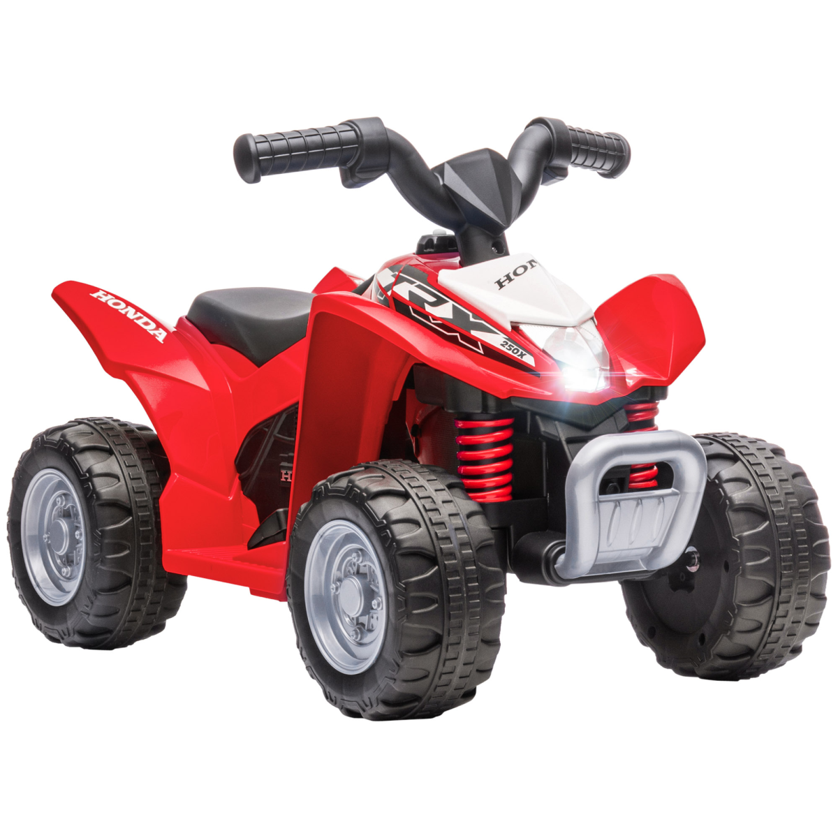 AIYAPLAY Honda Licensed 6V Kids Electric Quad Bike, Red, 18-36M