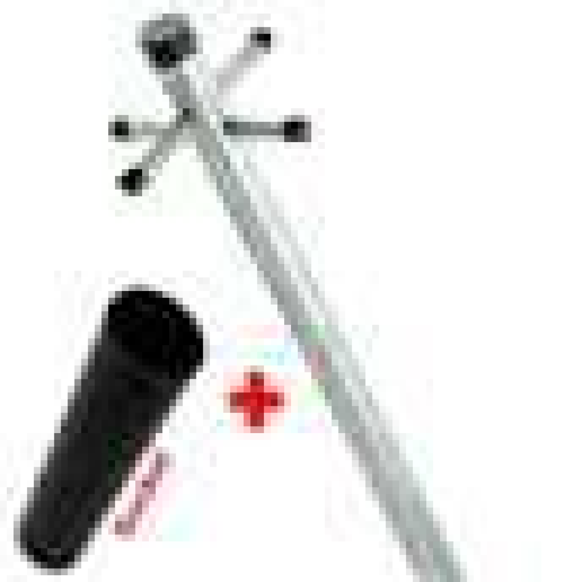 Heavy Duty Galvanized Washing Line Clothes Pole 2.6m Telescopic Support