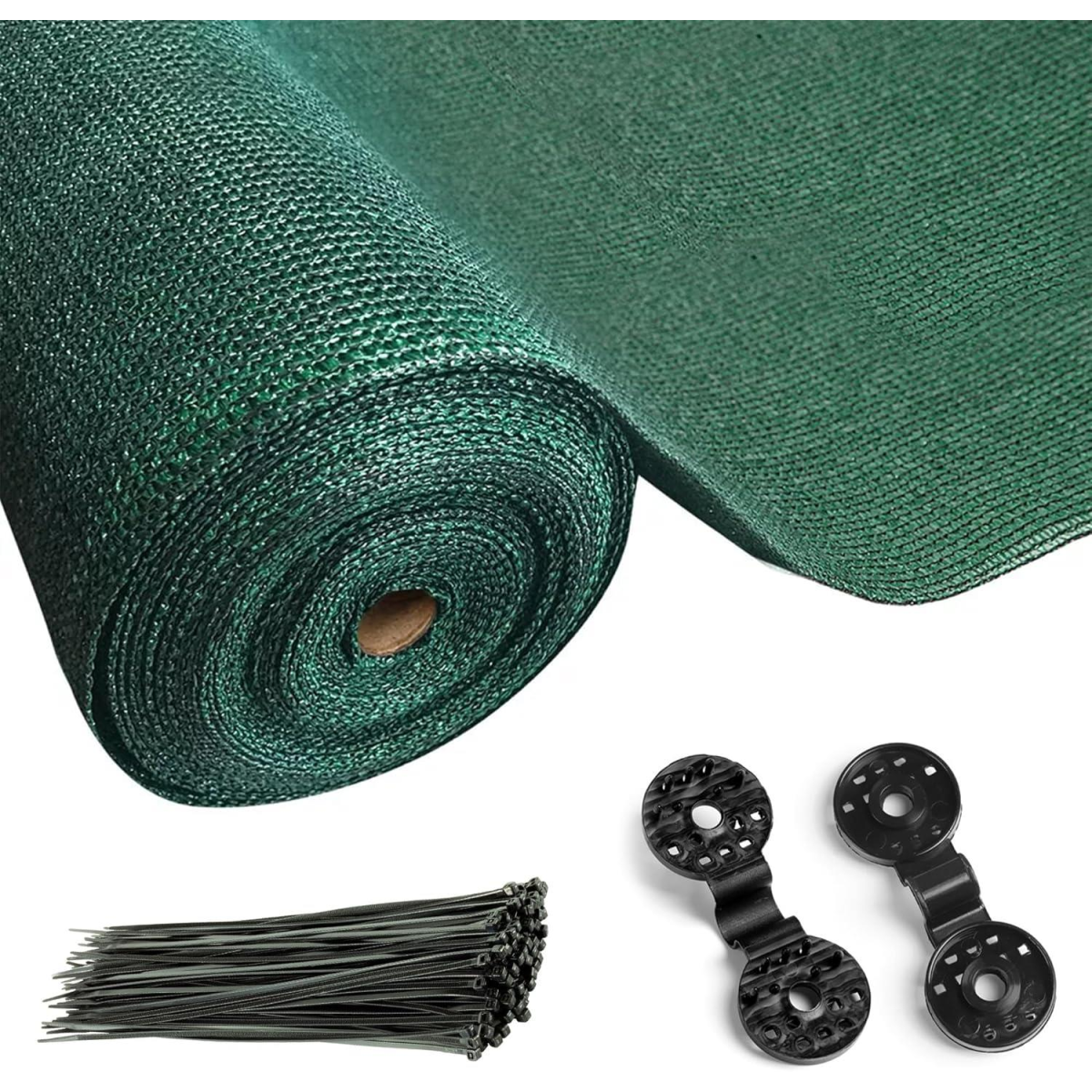 Green HDPE Privacy Fence Screen 90gsm 1m x 10m