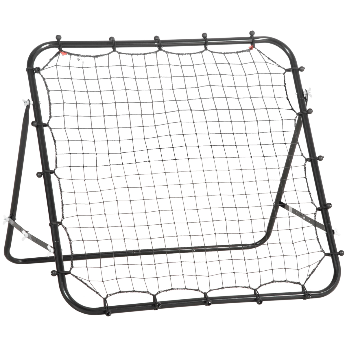 HOMCOM Rebounder Net Training Goal for Kids and Adults - Black