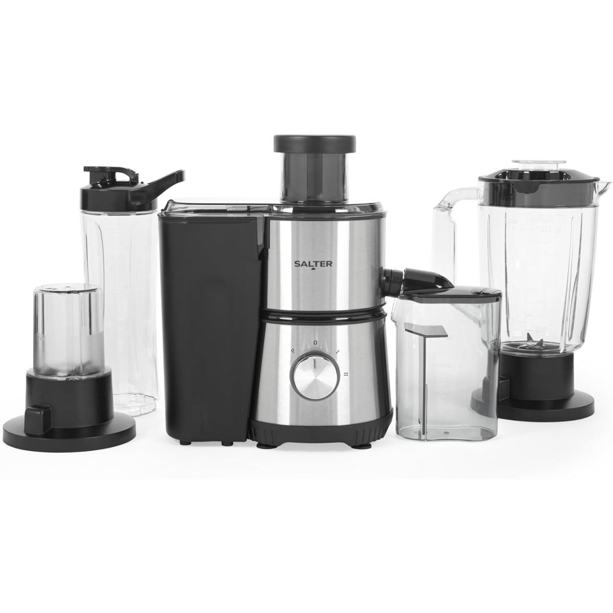 Salter 4-in-1 Juicer, Blender & Grinder 400W