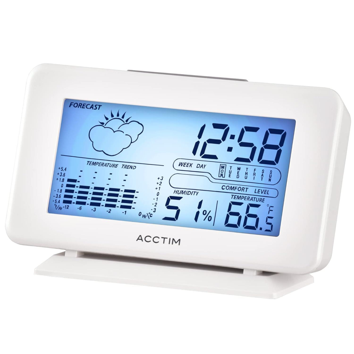 Acctim Vega Digital Weather Station Alarm Clock 16082
