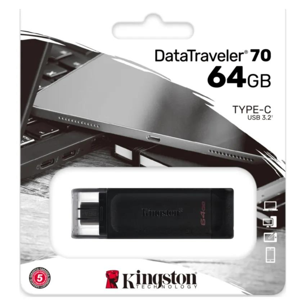 Kingston DataTraveler 70 USB-C Flash Drive