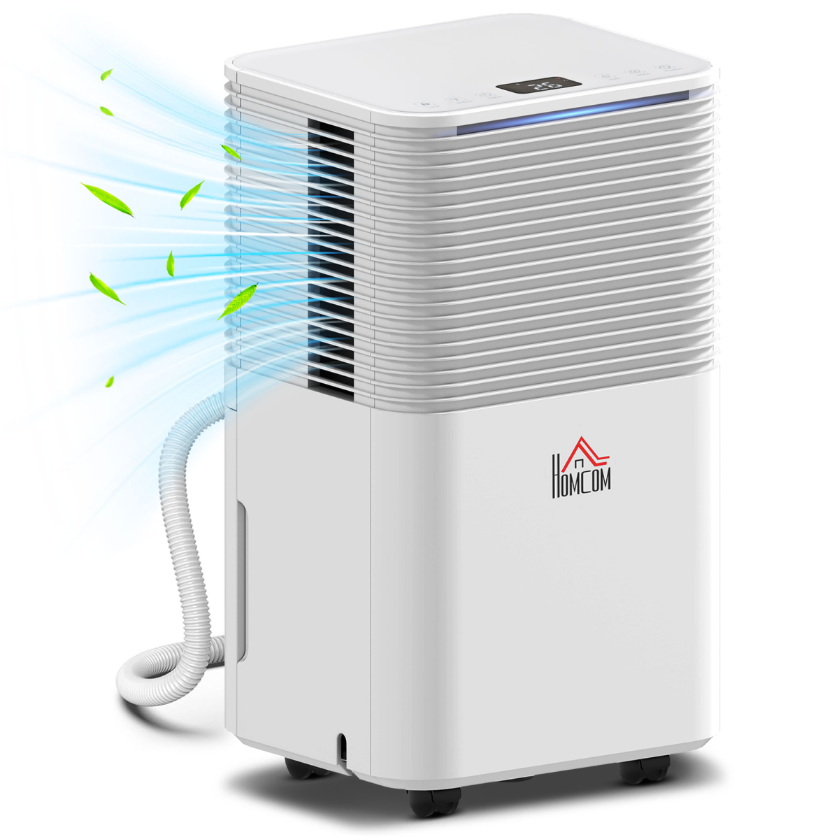 HOMCOM 12L/Day Portable Quiet Dehumidifier, 2000ML, 3 Modes